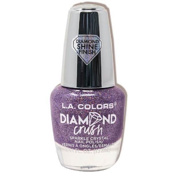DIAMOND SHINE FINISH L.A.COLORS NAIL POLISH DIAMOND CRUSH MERMAID MIST - Picture 2 of 4